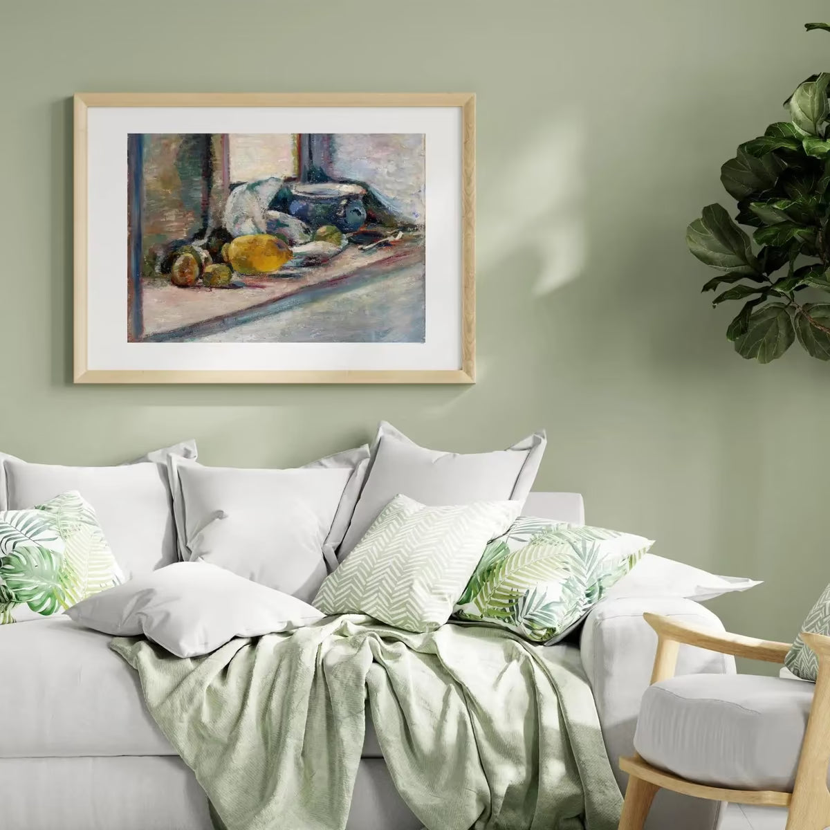 Henri Matisse Famous Artwork Painting. Blue Pot and Lemon Still Life. High definition Printable Art. Instant Download – Printable Wall Art