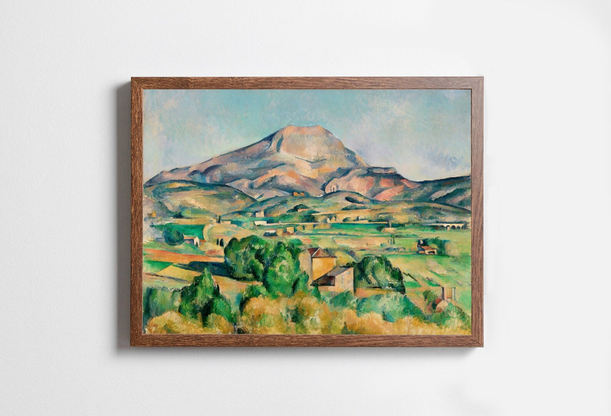 Paul Cézanne Mountain Landscape Decor by Paul Cezanne — printable wall art