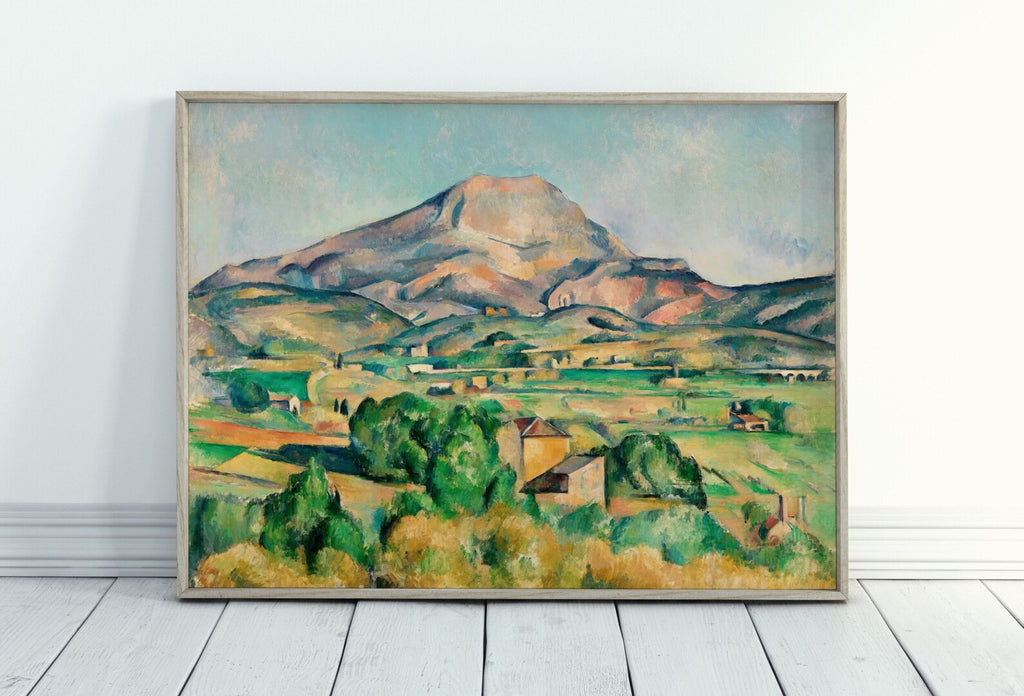 Paul Cézanne Mountain Landscape Decor by Paul Cezanne — printable wall art