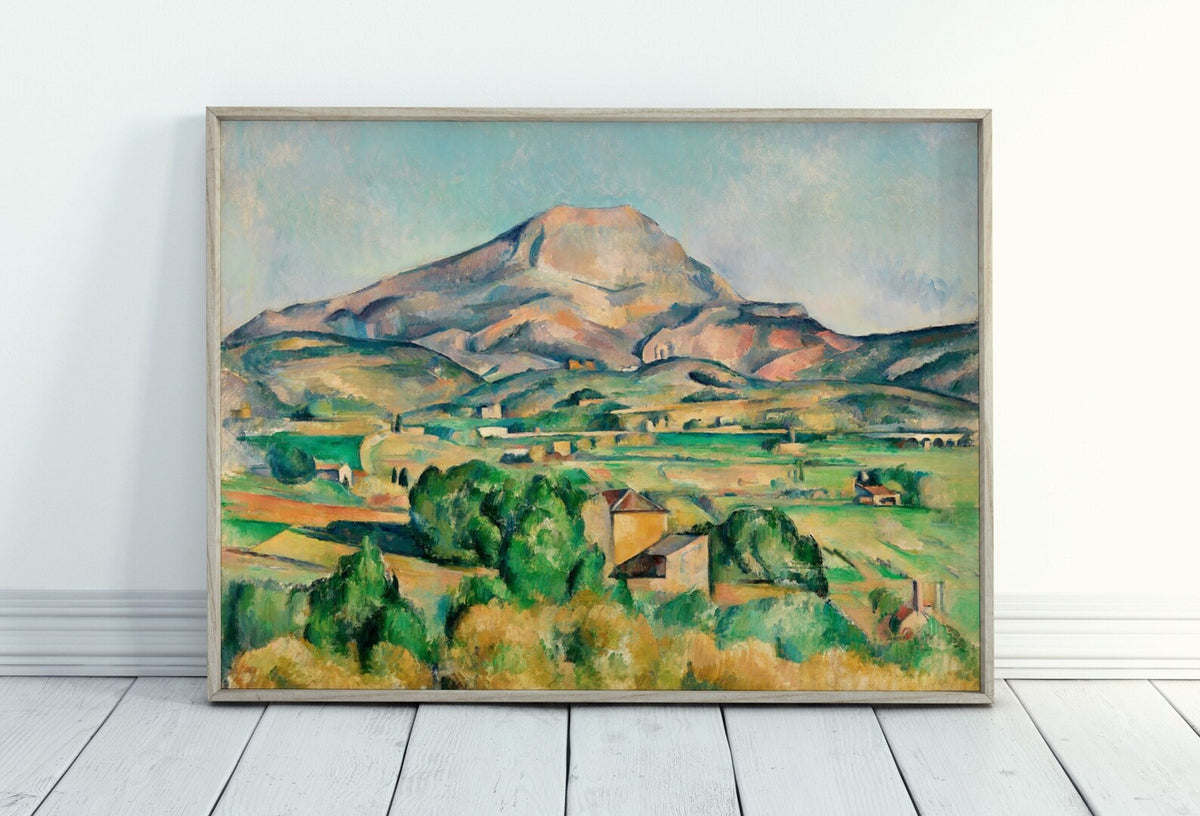 Paul Cézanne Mountain Landscape Decor by Paul Cezanne — printable wall art
