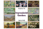 Impressionist Gardens | Samsung Frame TV Art | Monet, Van Gogh, Renoir and Many Others in Their Gardens