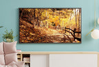 Fall Trail Landscape Digital Oil Painting Frame TV Art Digital Download, Art for Tv, Colorful Art for Frame TV
