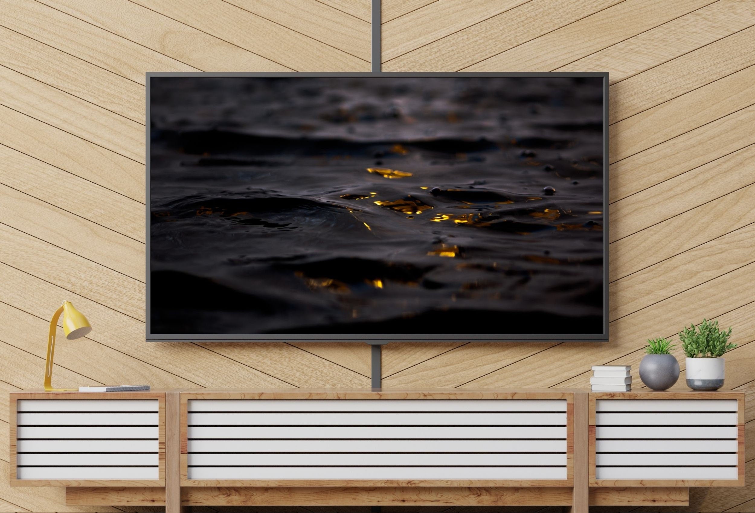 Black and Gold Wall Art, Abstract Frame TV Art, Digital Download, Digital Art for TV Colorful Wall Art Artwork for The Frame TV