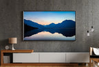 Lake Sunrise with Mountain Landscape Samsung Frame TV Art. Abstract Evening Art Samsung TV, Digital Download for Samsung Frame, Frame TV Art