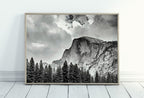 Yosemite Wall Art National Park Poster. Instant Download Yosemite Poster National Park Art, Black and White Wall Decor Printable Wall Art