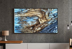 Blue Tree Bark Abstract Samsung Frame TV Art. Abstract Nature Art Samsung TV, Digital Download for Samsung Frame, Frame TV Art