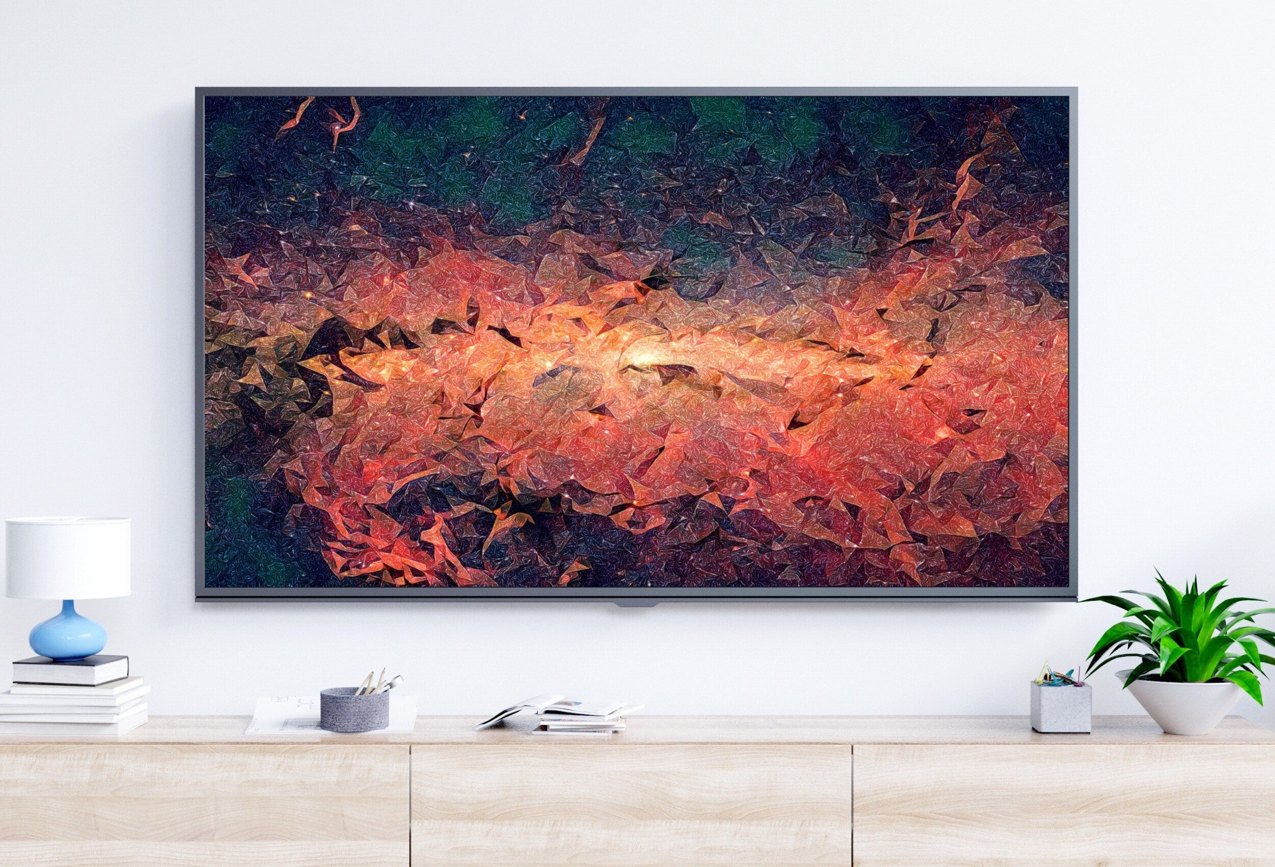 Constellation night sky milky way, Samsung Frame TV Art. Abstract, Samsung Art TV, Digital Download for Samsung Frame, Digital Download