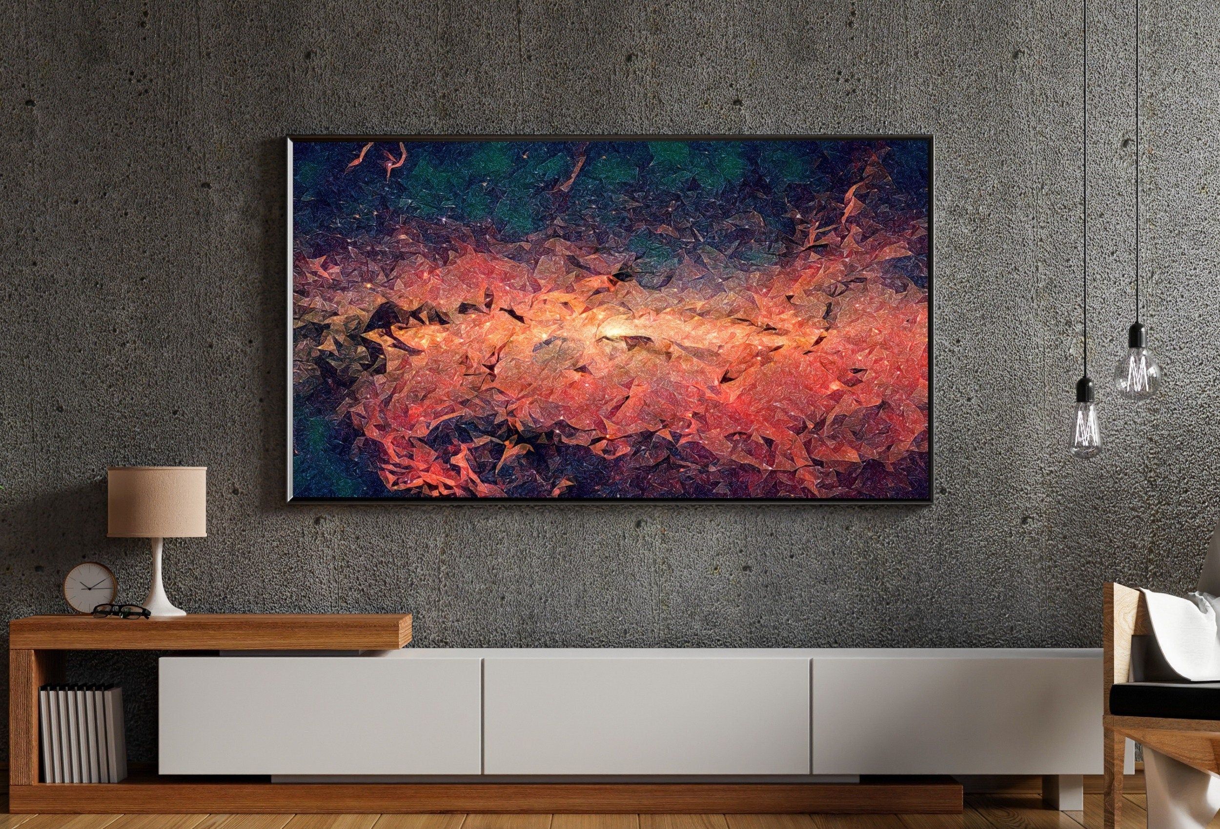 Constellation night sky milky way, Samsung Frame TV Art. Abstract, Samsung Art TV, Digital Download for Samsung Frame, Digital Download