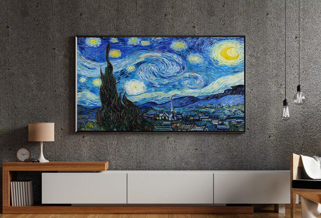 Samsung Frame TV Art 4K  - Starry Night  - Famous Painting by Vincent van Gogh