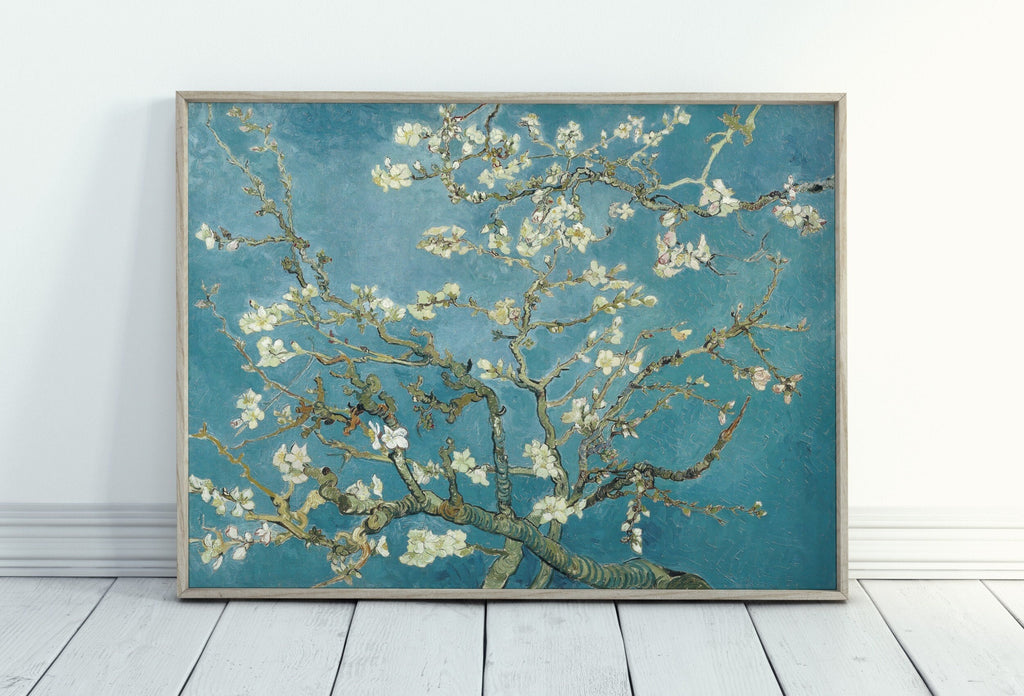 Vincent van Gogh Almond Blossom Printable Famous Art Prints. Instant Download van Gogh Print Vintage Botanical Wall Art. Fine Art Print