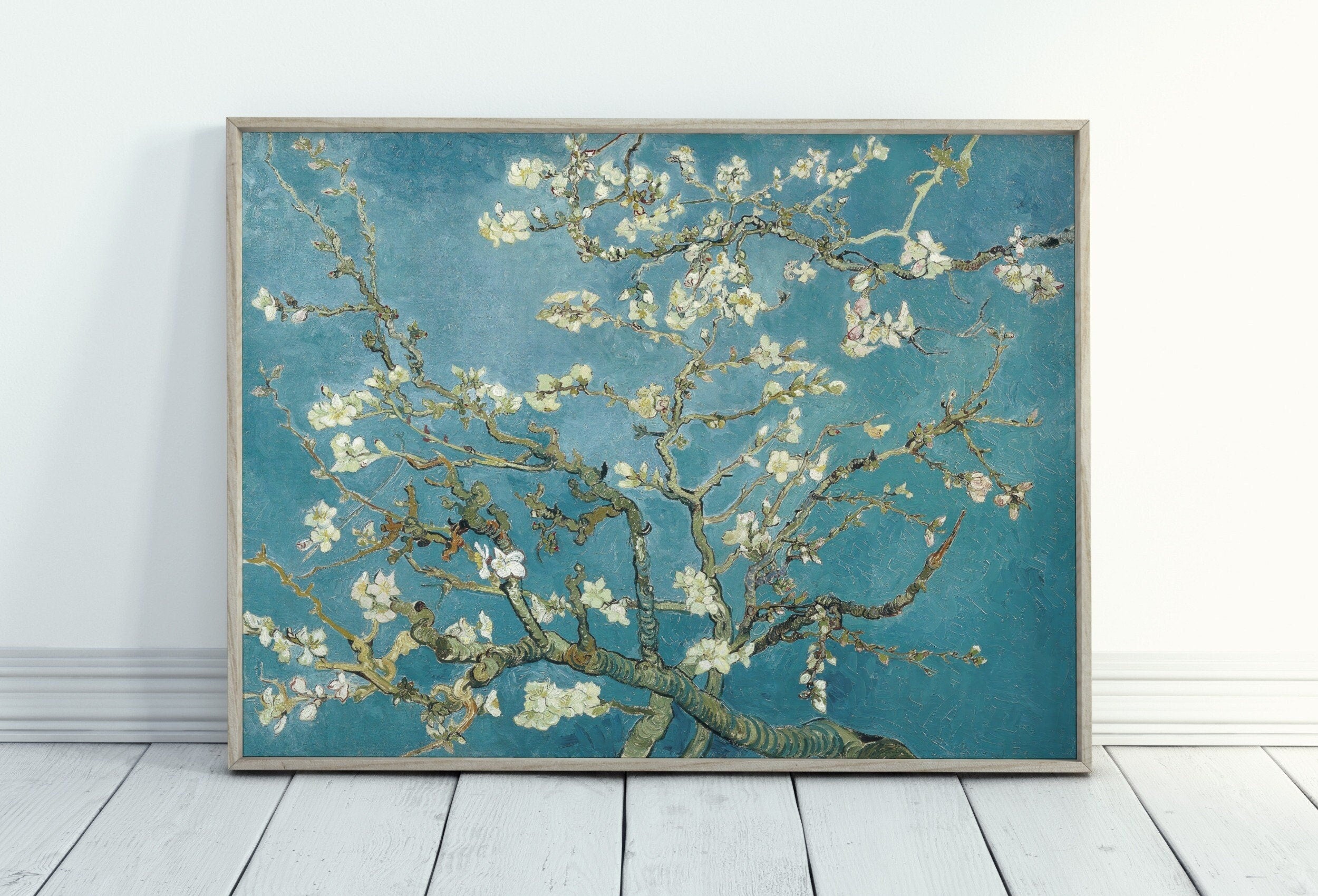 Vincent van Gogh Almond Blossom Printable Famous Art Prints. Instant Download van Gogh Print Vintage Botanical Wall Art. Fine Art Print
