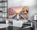 Italy Wall Art Sunset in Burano Frame TV Art. Italy Painting, City Landscape Frame TV Art. Digital Download, Colorful Art for Frame TV