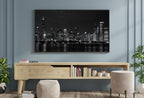 Samsung Frame TV Art 4K Chicago Skyline at Night Wall Art. Instant Download Chicago Photography Art for the Frame TV. Chicago Skyline Decor