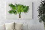 Vintage Palm Tree Print Tropical Wall Art. Palm Leaves Tree Decor, Retro Nature Poster Instant Download Botanical Print, Palm Trees Art #34
