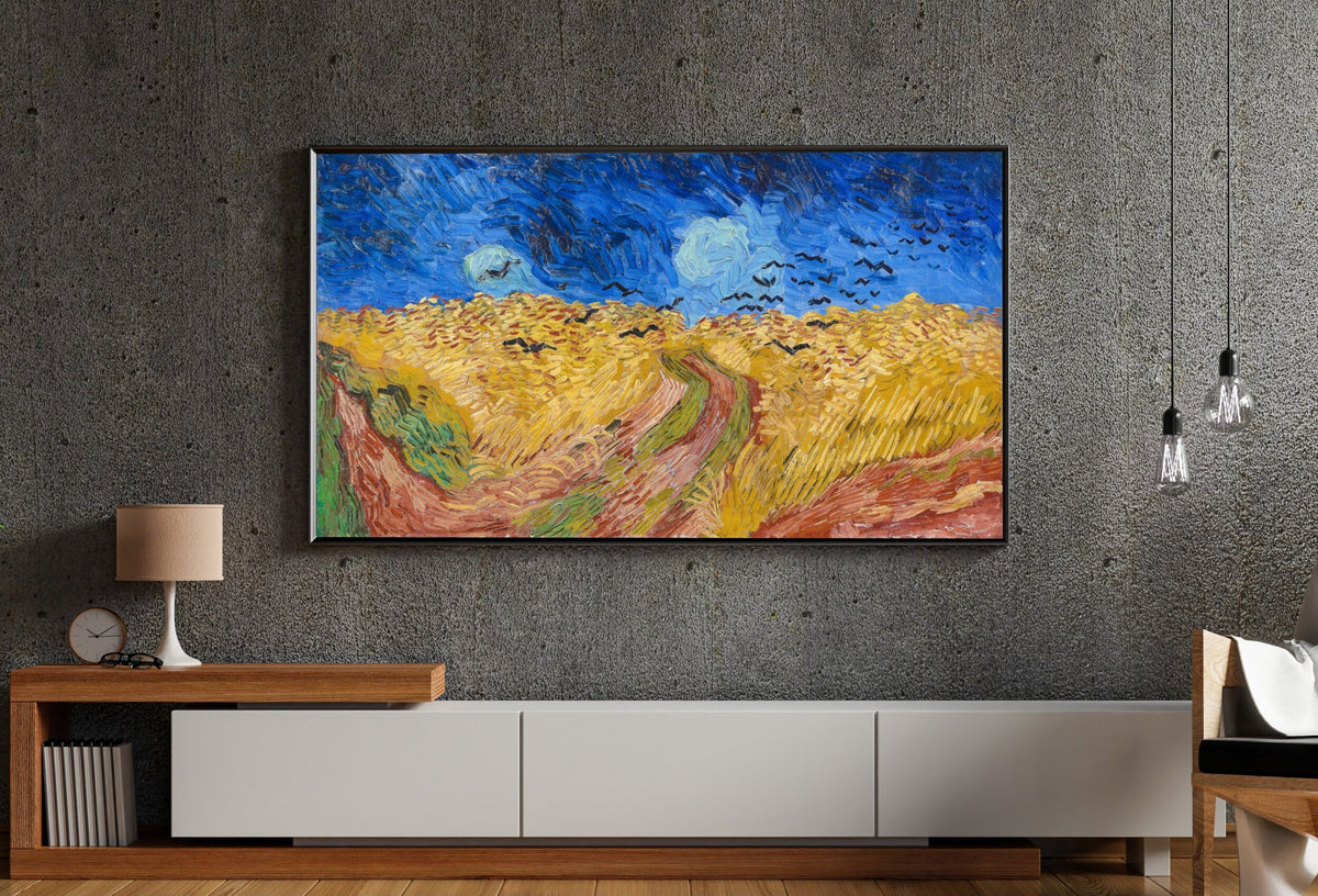 Wheatfield with Crows by Vincent van Gogh — Samsung Frame TV art