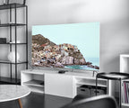 Coastal Town in Italy Frame TV Art. Seaside Italy Painting, City Landscape Frame TV Art. Digital Download, Colorful Art for Frame TV