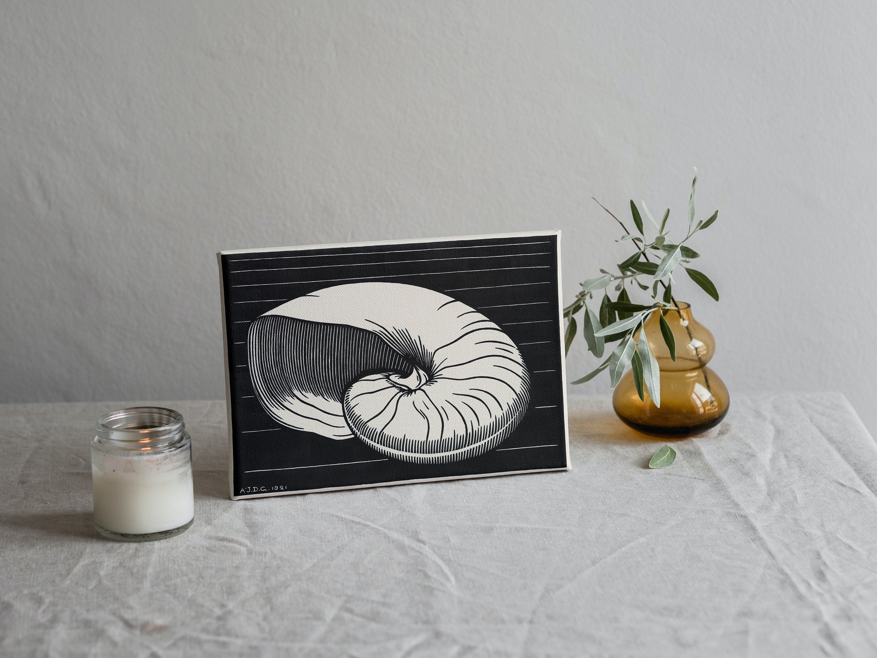 Vintage Sea Shell Print Printable Wall Art. Art Nouveau Print Shell Art. Instant Download Poster Julie De Graag Wall Art. Art Nouveau Poster