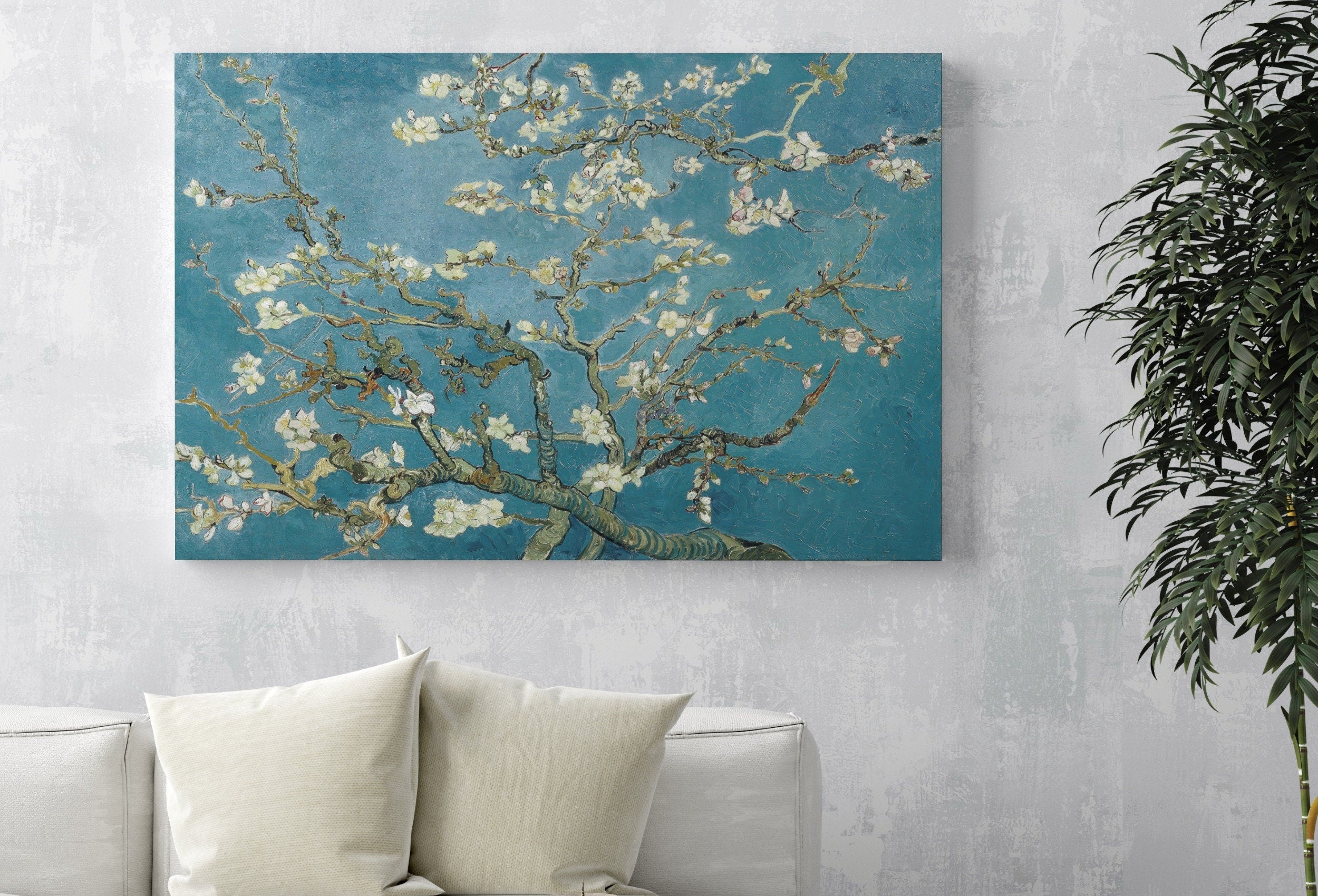 Vincent van Gogh Almond Blossom Printable Famous Art Prints. Instant Download van Gogh Print Vintage Botanical Wall Art. Fine Art Print
