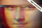 Glitch Art Altered Classic Painting Set of 2 Prints. Girl w Pearl Earring & Mona Lisa. Printable Altered Vintage Famous Classic Art Prints.