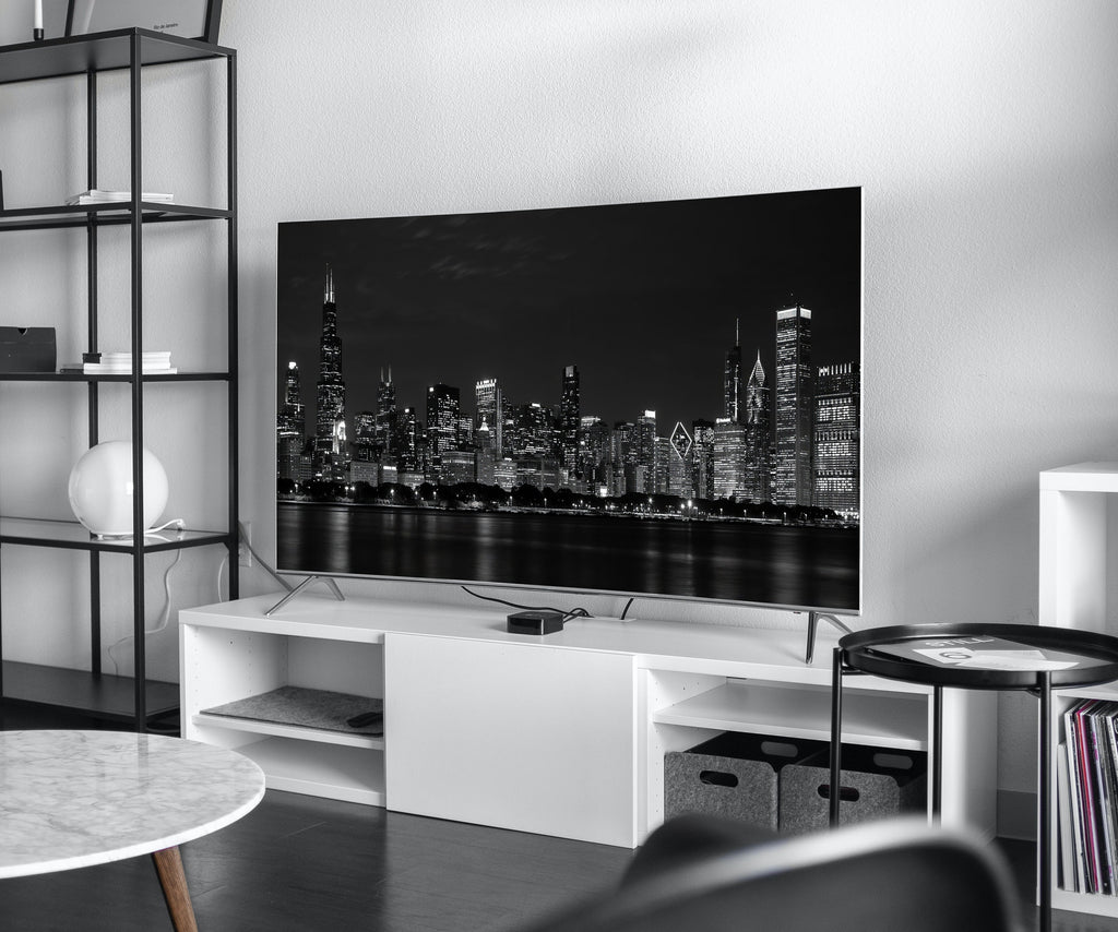 Samsung Frame TV Art 4K Chicago Skyline at Night Wall Art. Instant Download Chicago Photography Art for the Frame TV. Chicago Skyline Decor
