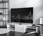 Samsung Frame TV Art 4K Chicago Skyline at Night Wall Art. Instant Download Chicago Photography Art for the Frame TV. Chicago Skyline Decor