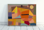 Paul Klee Print Vintage Abstract Art Poster. Joyful Mountain Landscape Abstract Famous Vintage Art Print. Printable Retro Paul Klee Wall Art