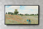 Samsung Frame TV Art 4K The Poppy Field Famous Claude Monet