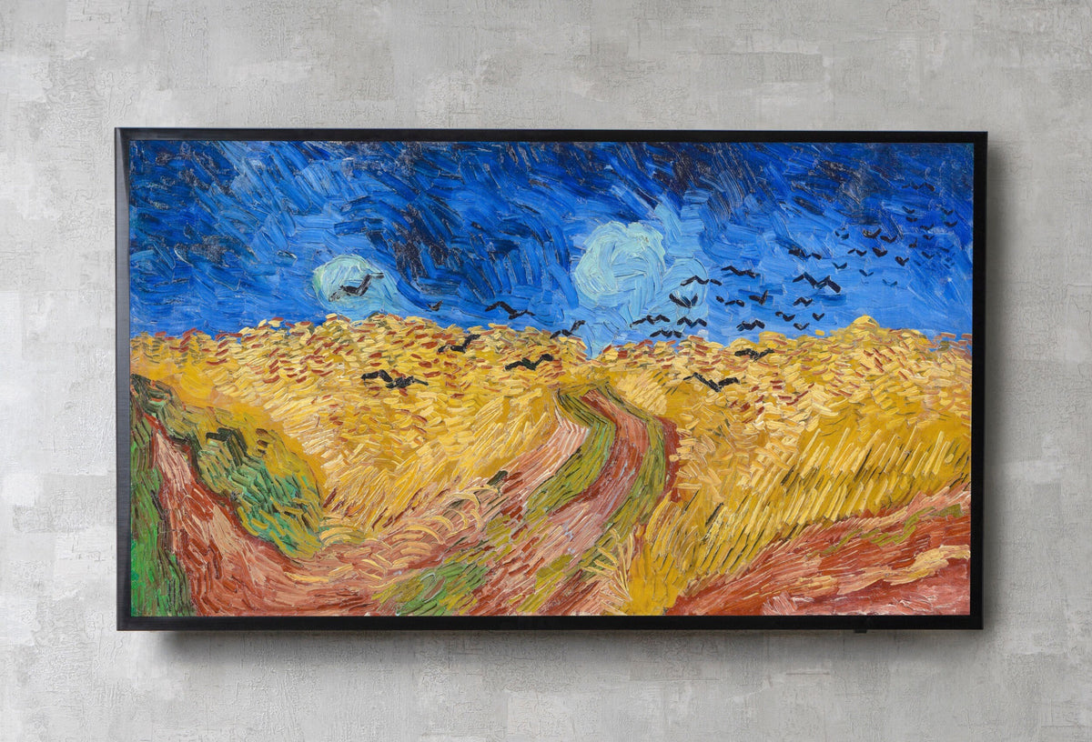 Wheatfield with Crows by Vincent van Gogh — Samsung Frame TV art