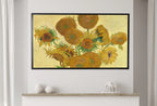 Samsung Frame TV Art 4K - Famous Sunflowers Painting by Van Gogh
