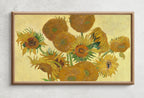 Samsung Frame TV Art 4K - Famous Sunflowers Painting by Van Gogh