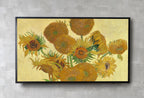 Samsung Frame TV Art 4K - Famous Sunflowers Painting by Van Gogh