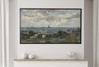 Samsung Frame TV Art 4K - View of Paris - Famous Painting by Vincent van Gogh