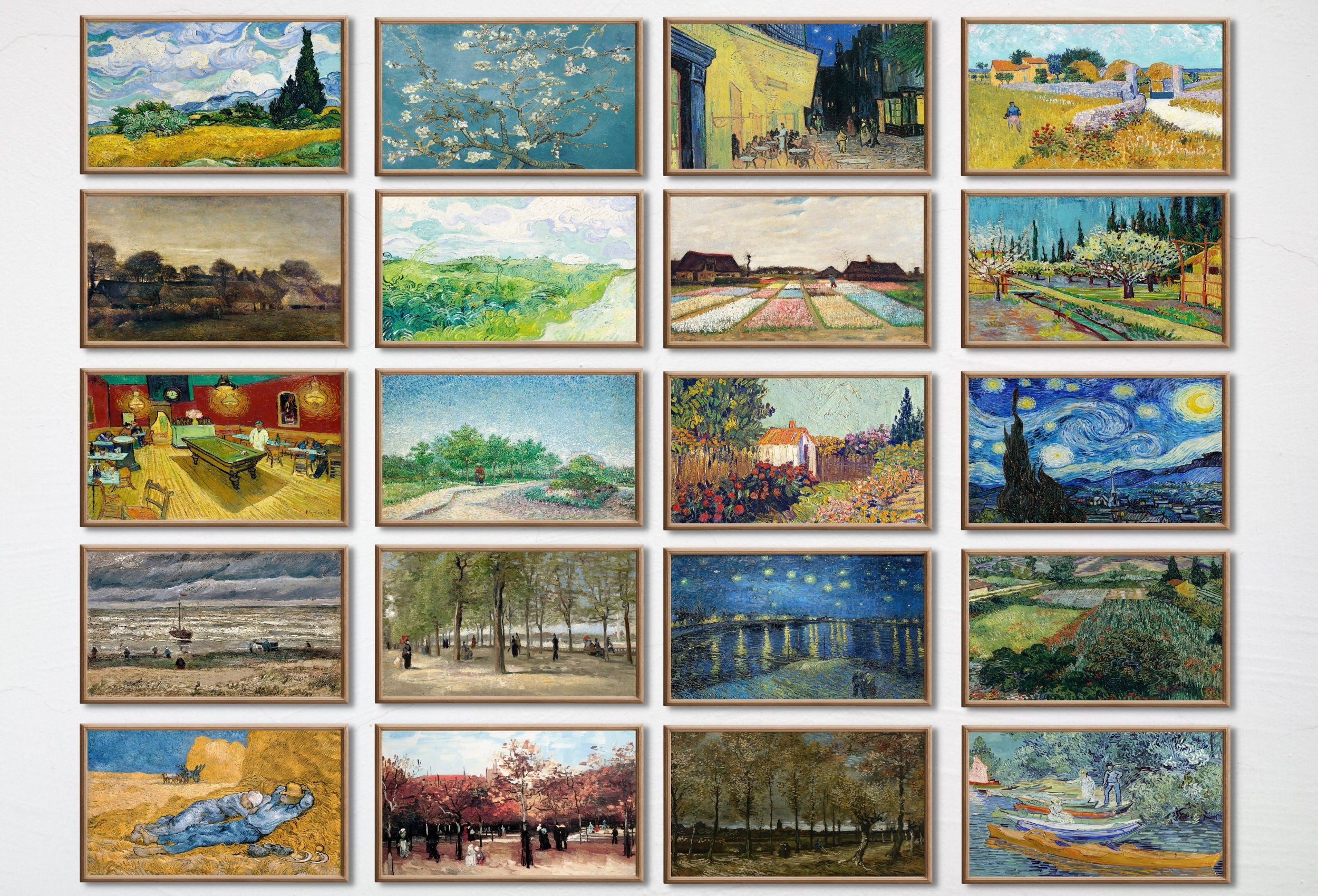Set of 40 Samsung Frame TV 4K Art. Ultimate Van Gogh Famous Paintings Collection. Vincent Van Gogh Art Set. Instant Download Frame TV Art