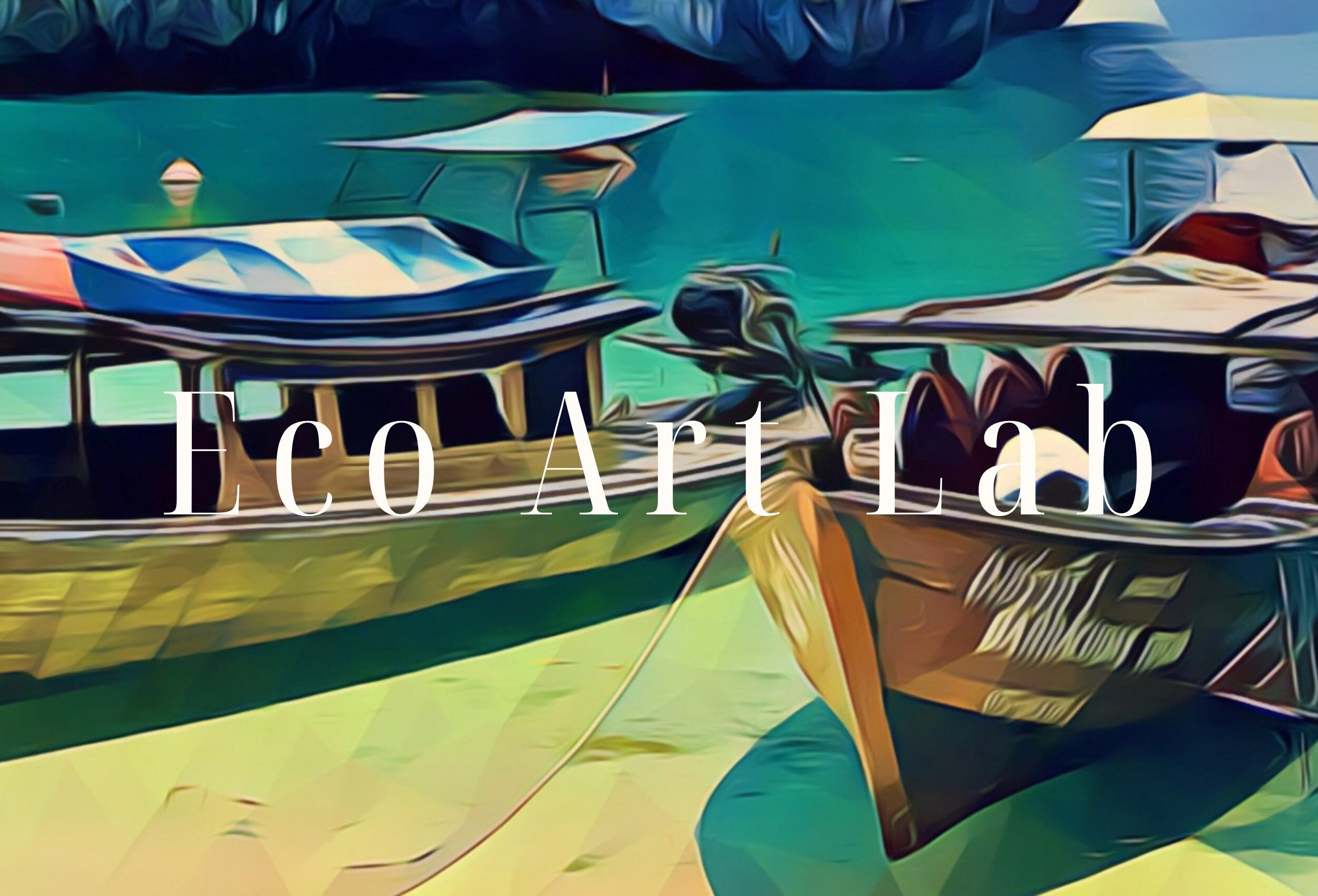 Paradise Island in Thailand Landscape Painting, Samsung Frame TV Art, Digital Download, Digital Art for Tv, Colorful Frame TV Art
