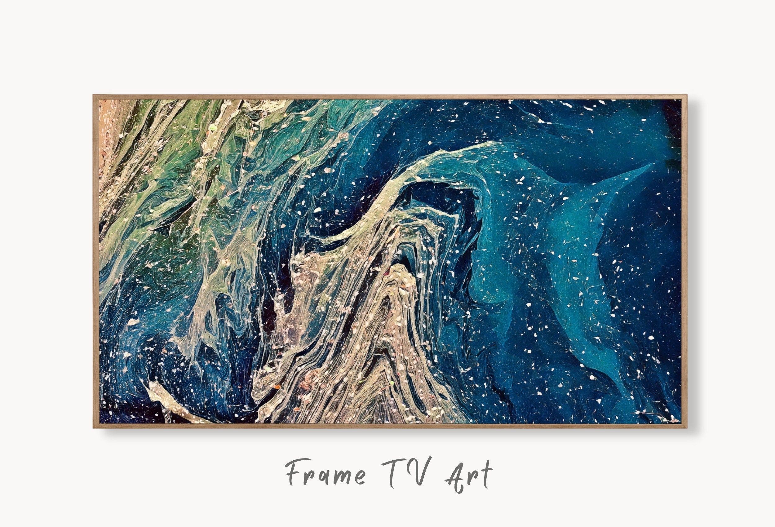 Abstract Fluid Art Painting, Frame TV Art Digital Download, Art for TV, Colorful Art for Frame TV, Abstract Wall Decor