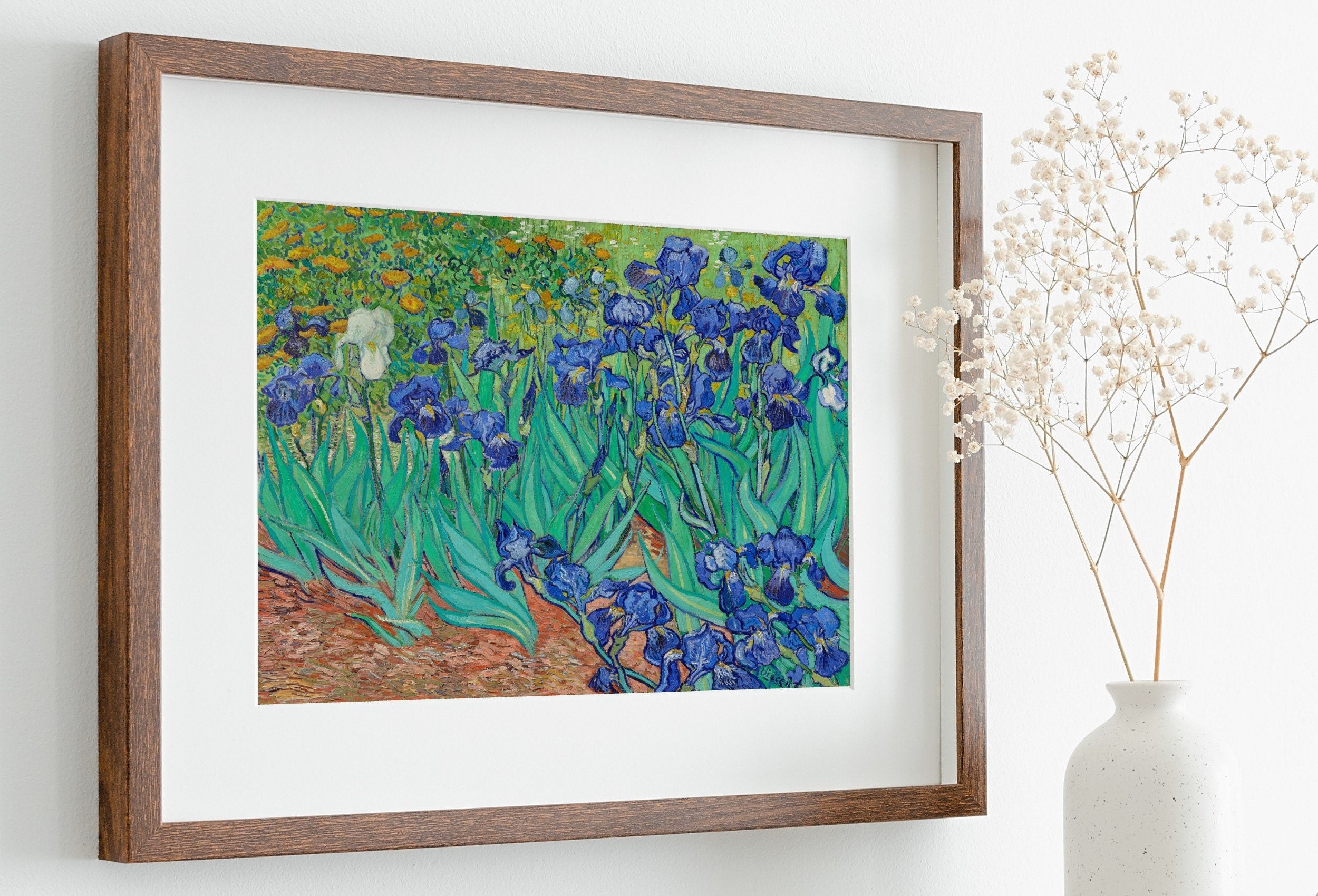 Irises by Vincent van Gogh Printable Famous Art Prints. Instant Download van Gogh Print Vintage Wall Decor. Fine Art Floral Digital Print