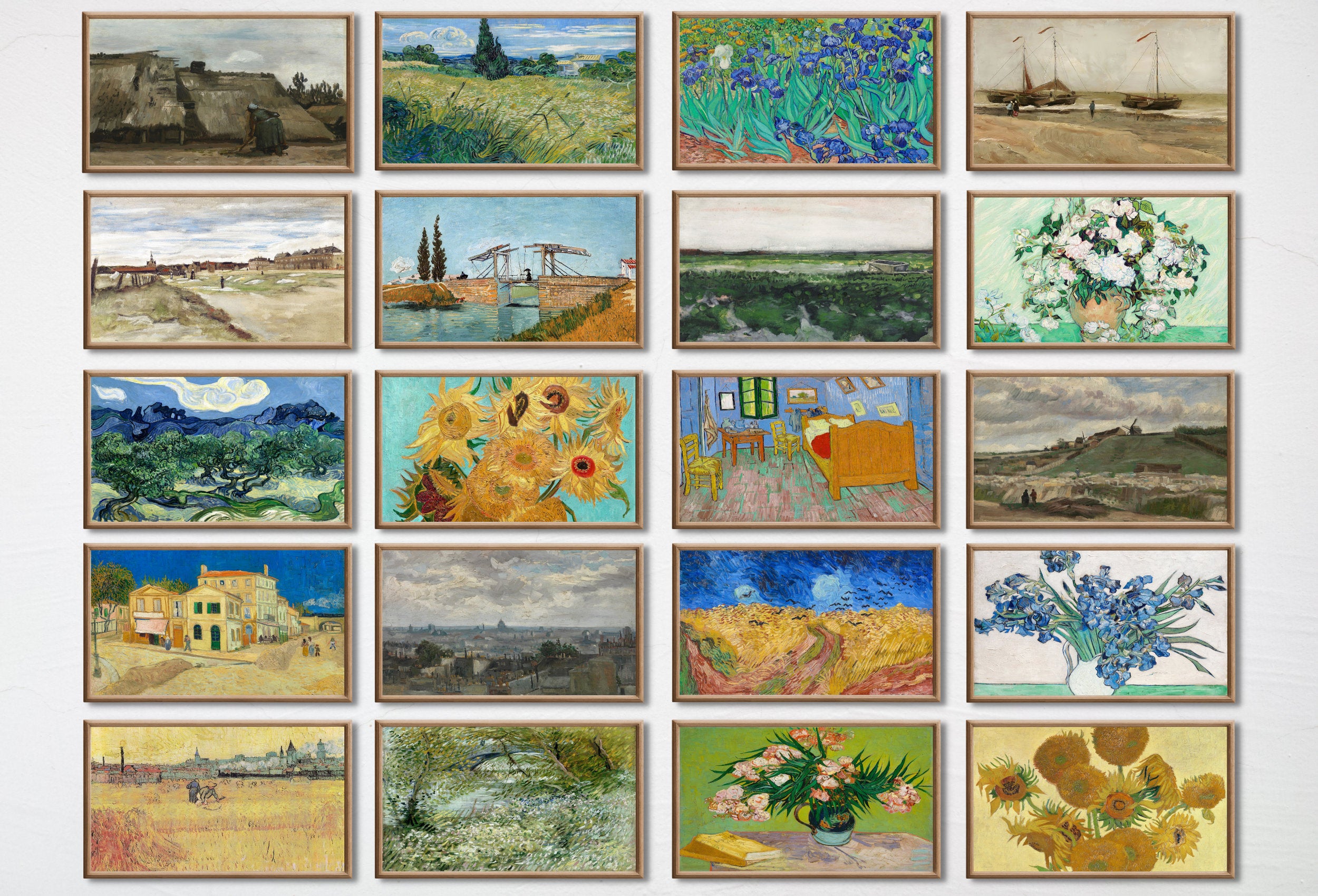 Set of 40 Samsung Frame TV 4K Art. Ultimate Van Gogh Famous Paintings Collection. Vincent Van Gogh Art Set. Instant Download Frame TV Art