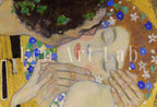 Samsung Frame TV Art 4K Gustav Klimt "The Kiss" Famous Art Nouveau Painting. Antique Romantic Classic Klimt Art for Frame TV. Downloadable