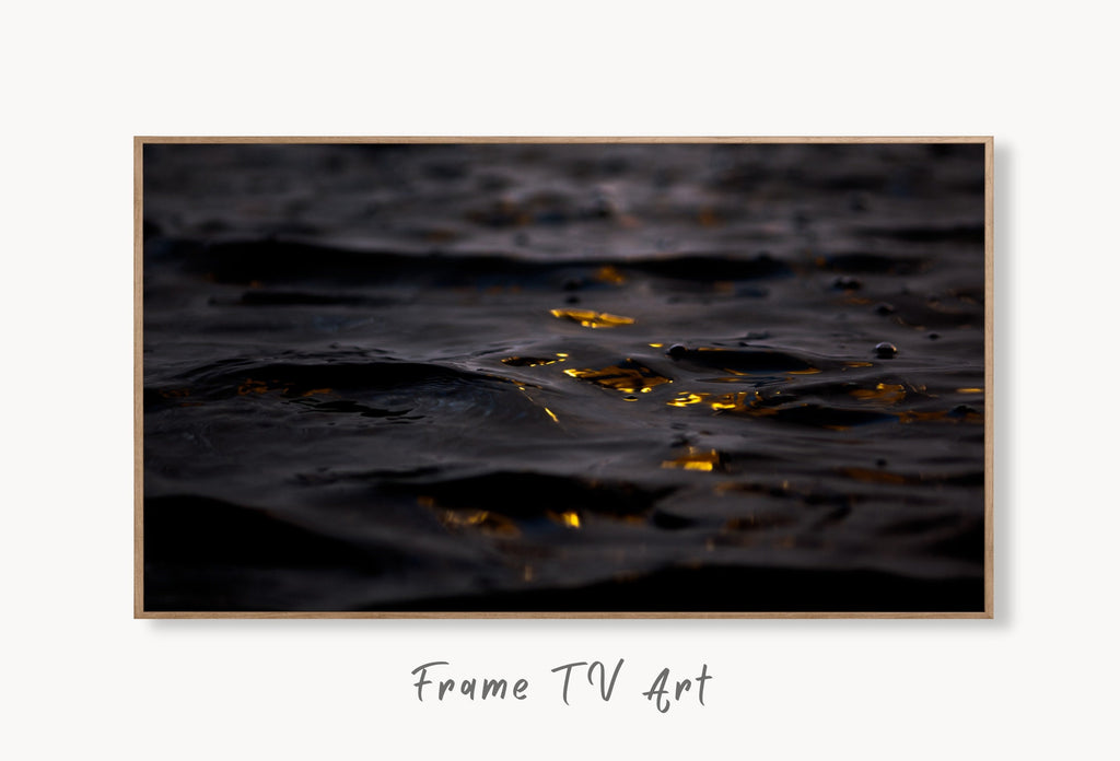 Black and Gold Wall Art, Abstract Frame TV Art, Digital Download, Digital Art for TV Colorful Wall Art Artwork for The Frame TV