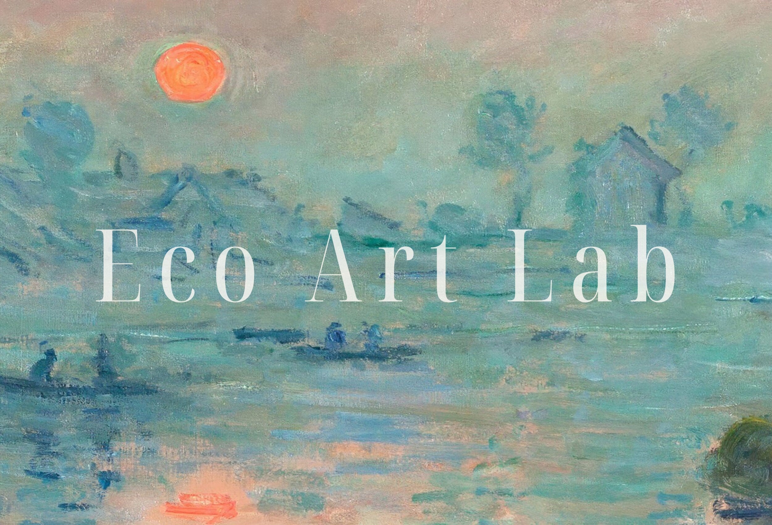 Samsung Frame TV Art 4K Monet Sunset on the Seine Famous Painting. Instant Download Vintage Art for Samsung Frame TV. Claude Monet TV Art