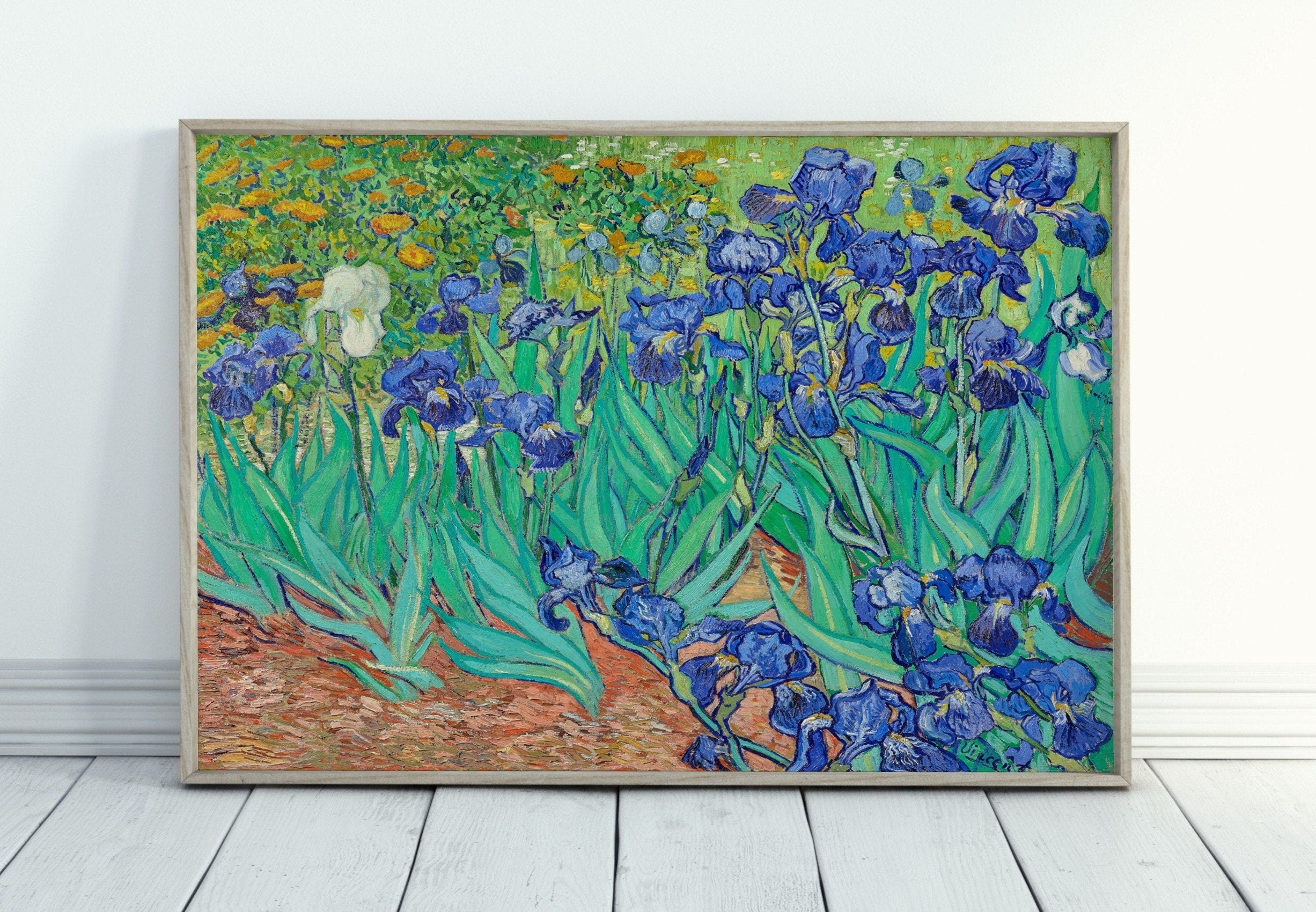Irises by Vincent van Gogh Printable Famous Art Prints. Instant Download van Gogh Print Vintage Wall Decor. Fine Art Floral Digital Print