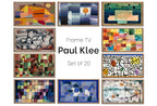 Set of 20 Samsung Frame TV 4K Art. Ultimate Paul Klee Famous Paintings Collection. Abstract Paul Klee Art Set. Instant Download Frame TV Art