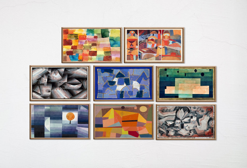Set of 20 Samsung Frame TV 4K Art. Ultimate Paul Klee Famous Paintings Collection. Abstract Paul Klee Art Set. Instant Download Frame TV Art