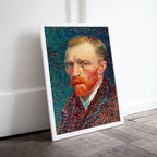Famous Vincent van Gogh Printable Self Portrait Art Print. Instant Download van Gogh Print Vintage Classic Portrait Painting. Fine Art Print