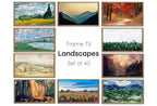 Set of 40 Samsung Frame TV 4K Art. Ultimate Landscapes Paintings & Digital Art Collection. Nature TV Art Set. Instant Download Frame TV Art