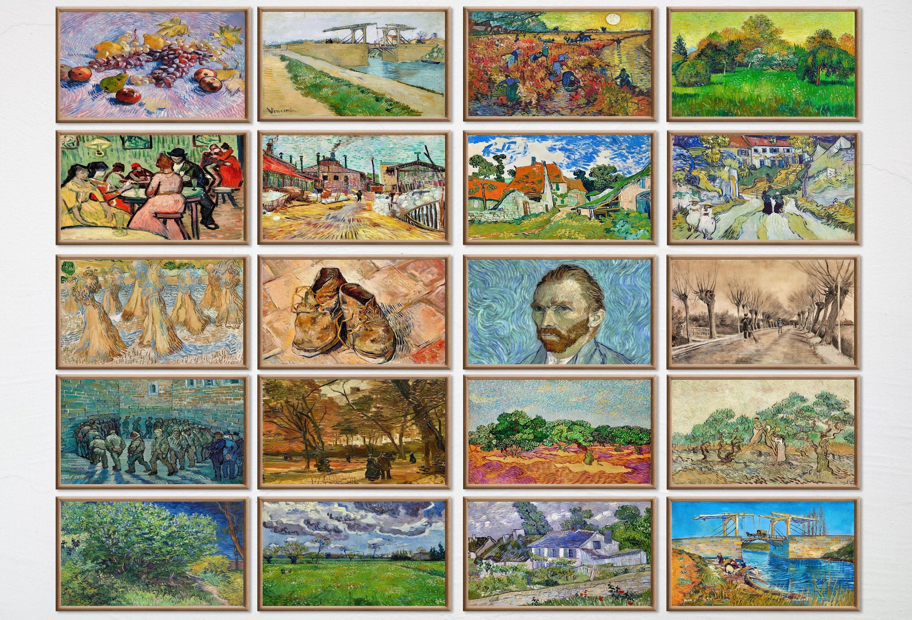 Set of 40 Samsung Frame TV 4K Art #2. Ultimate Van Gogh Famous Paintings Collection. Vincent Van Gogh Art Set. Instant Download Frame TV Art