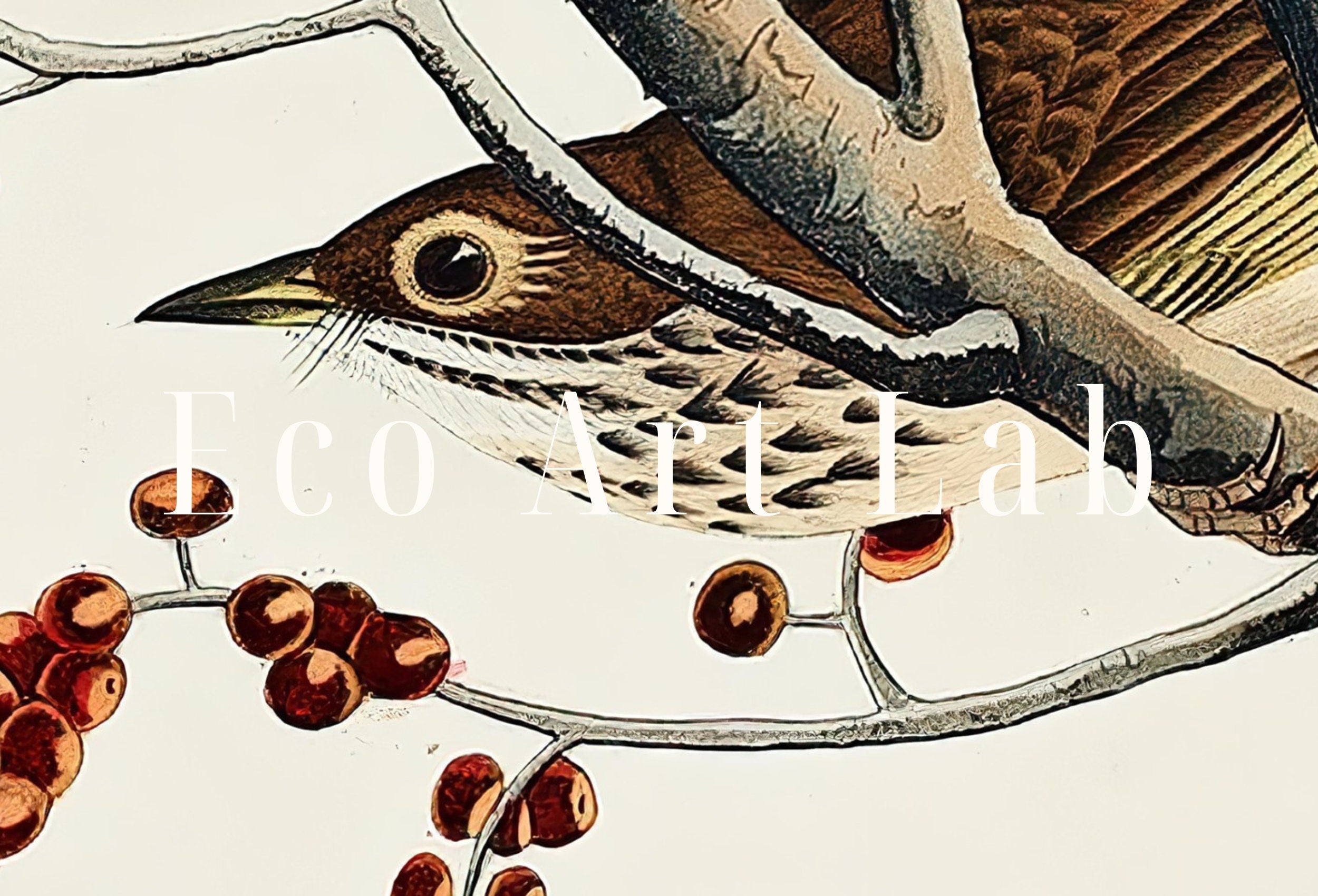 Vintage Birds Perched on Tree Branch Painting. Instant Download Printable Wall Art. Bird Painting. Birds Decor Wall Art Prints. Birds Poster – Printable Wall Art Digital Download – Digital Download