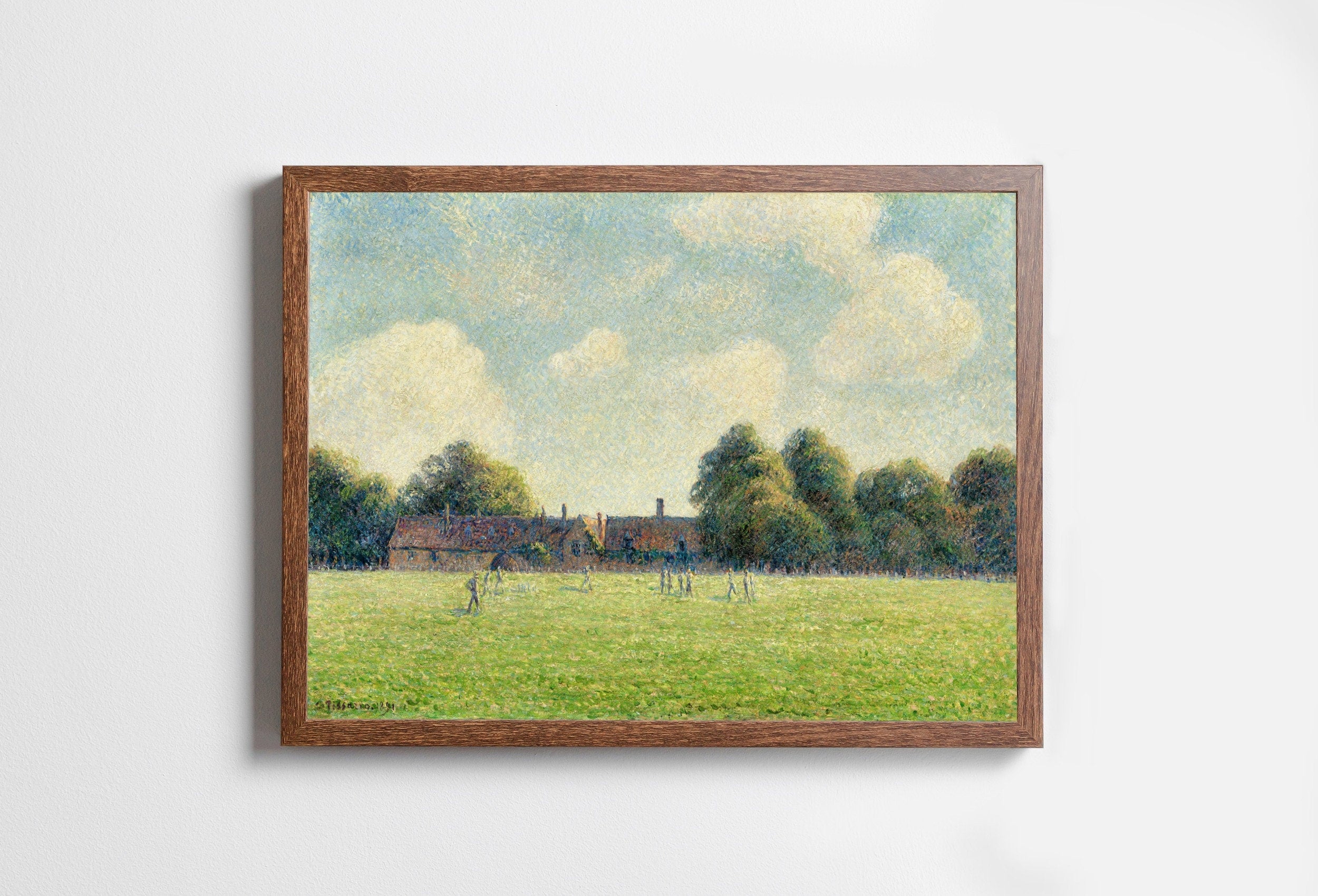Hampton Court Landscape Painting Printable Famous Art Print. Instant Download Vintage Fine Art. Country Farmhouse Decor Digital Download