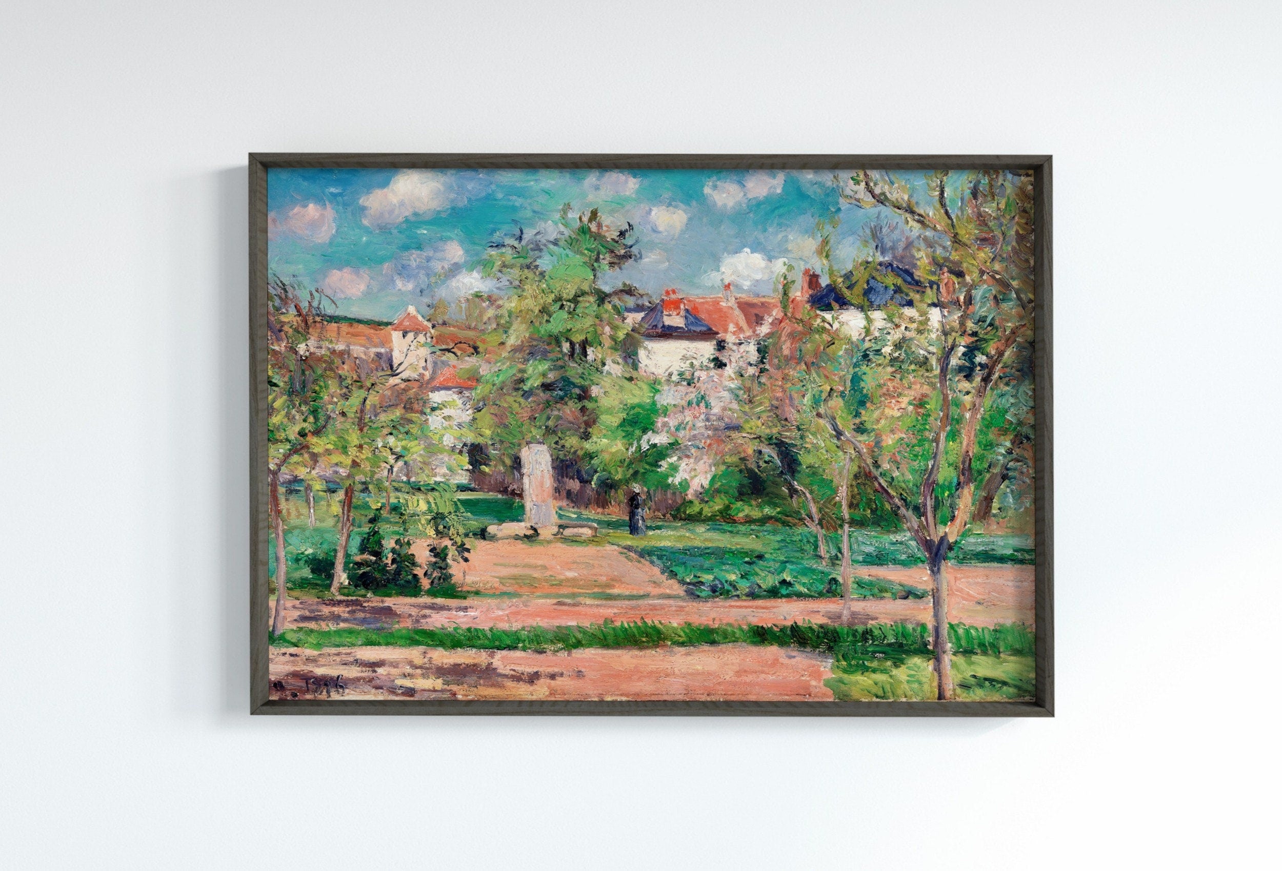 The Garden in the Sun Famous French Countryside Painting. Instant Download Vintage Decor. Botanical Print. Printable Wall Art. Vintage Decor
