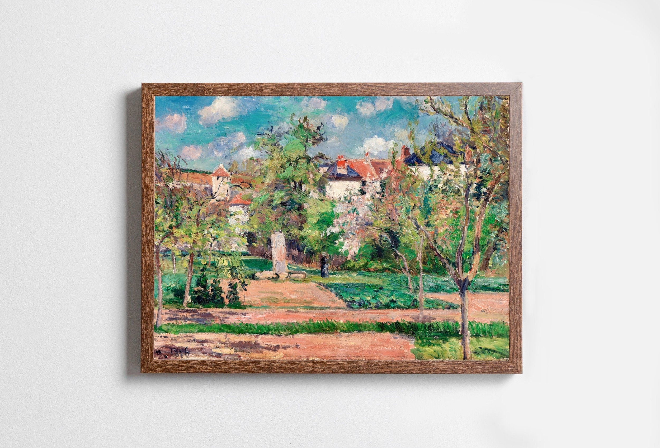 The Garden in the Sun Famous French Countryside Painting. Instant Download Vintage Decor. Botanical Print. Printable Wall Art. Vintage Decor